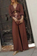 Drawstring Waist Wide Leg Casual Pants
