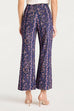 High Waist Paisley Print Pocketed Wide Leg Pants
