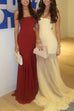 Meridress Strapless Tube Flare Mesh Maxi Party Dress
