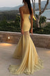 Meridress Strapless Tube Flare Mesh Maxi Party Dress