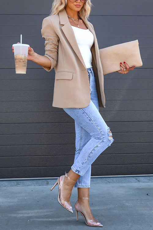 Meridress High Rise Distressed Ripped Skinny Jeans