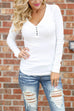Meridress  V Neck Shirt Wild Stretch T-shirt