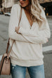 Meridress Wrap V Neck Long Sleeve Casual Knitting Sweater