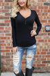 Meridress  V Neck Shirt Wild Stretch T-shirt
