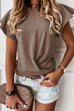 Meridress O Neck Short Sleeve Basic T-shirt
