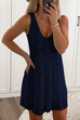 Meridress Lace Floral Button Down Sleeveless Dress