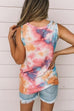 Meridress Tie Dye Twist Knot Tank Top