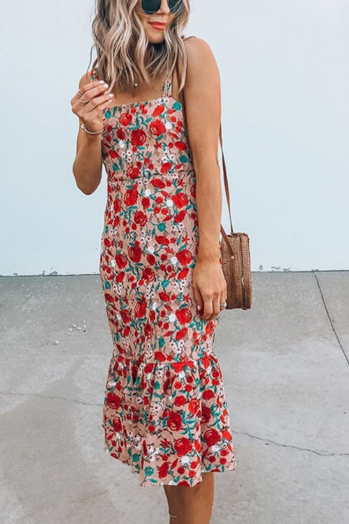 Meridress Miss Floral Midi Dress