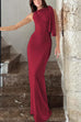 Meridress Elegant Sleeveless Tie Shoulder Bodycon Maxi Dress