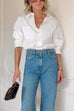 Meridress Lapel Long Sleeves Button Up Blouse Shirt