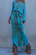 Meridress Chicest High Waist Tie Dye Skirts