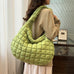 Meridress Lightweight Quilted Grid Puffer Tote Bag
