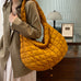 Meridress Lightweight Quilted Grid Puffer Tote Bag