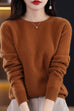 Meridress Crewneck Solid Comfy Pullover Sweater
