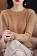 Meridress Crewneck Solid Comfy Pullover Sweater