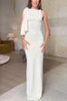 Meridress Elegant Sleeveless Tie Shoulder Bodycon Maxi Dress