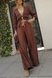 Meridress Chic V Neck One Button Sweater