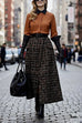 Lapel Button Up Color Block Blouse Shirt