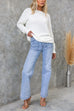 Meridress Crewneck Drop Shoulder Solid Pullover Sweater