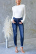 Meridress Long Sleeves Slim Fit Basic Ribbed Knit Top