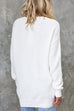 Meridress Crewneck Drop Shoulder Solid Pullover Sweater