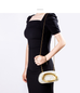 Meridress Trendy Chain Metal Handle Evening Handbag