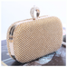Meridress Sparkly Rhinestones Ring Clasp Evening Handbag