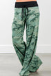 Meridress Casual Floral Print Wide Leg Pants