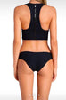 Meridress Stylish Tiger Printed Crop Top Two-piece Swimwear