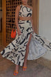 Meridress One Shoulder Crop Top High Slit Ruflle Tiered Skirt Printed Set