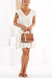 Meridress Little V-Neck Ruffled Mini Dress