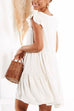 Meridress Little V-Neck Ruffled Mini Dress
