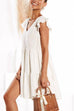 Meridress Little V-Neck Ruffled Mini Dress