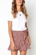 Meridress Falbala Cute Print Skirt
