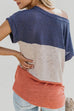MR Bat Sleeve Colorblock Top T-shirt