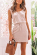 Meridress Tie Shoulder Summer Drawstring Dress