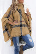 Meridress Burberry Lattice Cloak Poncho Sweater