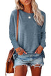 Meridress Long Sleeve Side Split Pocket T Shirt