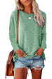 Meridress Long Sleeve Side Split Pocket T Shirt