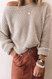 Meridress Tamara Drop Shoulder Chunky Knit Pullover Sweater