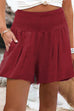 Meridress High Waist Wide Leg Ruched Shorts