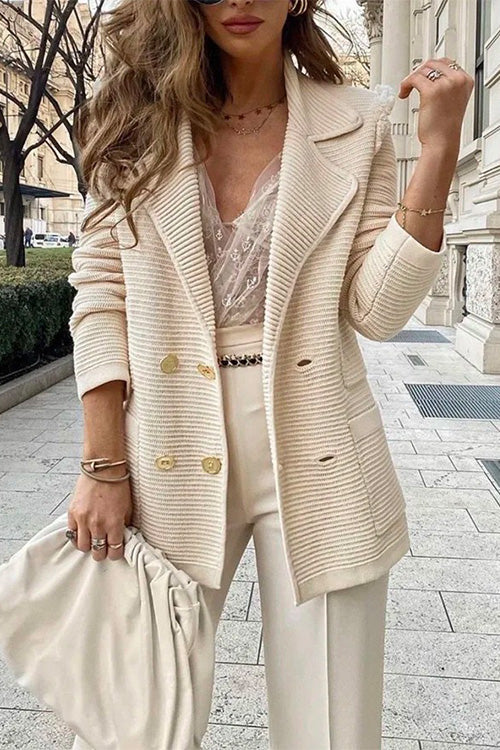 Meridress Fashion Lapel Buttons Cardigans with Pockets