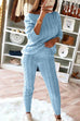 Meridress Crewneck Long Sleeve Sweater and Slim Fit Pants Solid Set