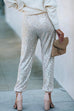 Meridress Tie Waist Sequin Joggers Pants with Pockets