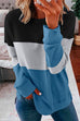 Meridress Crewneck Long Sleeve Color Block Sweatshirt