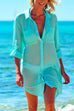 Meridress Long Sleeve Beach Blouse Shirt with Pockets