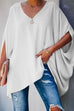 Meridress V Neck Batwing Sleeve Oversized T Shirt