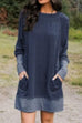 Meridress Maureen Pockets Casual Sweatershirt Dress