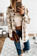 Meridress Classic Button Down Boyfriend Plaid Shirts