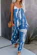 MR Tie Dye Spaghetti Strap Wide Leg Cami Jumpsuits